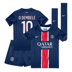 Paris Saint-Germain Ousmane Dembele #10 Heimtrikot 2024-25 Kurzarm (+ kurze hosen)